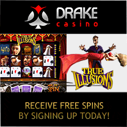 Drake Casino - 100 free spins and $5000 welcome bonus