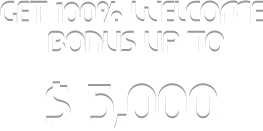 Get 100% Welcome Bonus up to $5.000